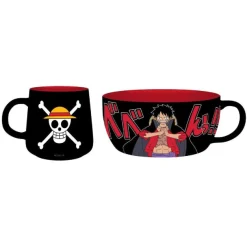 Best One Piece - Juego de Desayuno Taza y Cuenco Luffy Merchandising|Friki Zone
