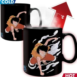 New One Piece - Luffy y Ace - Taza térmica 460 ml Friki Zone|Merchandising