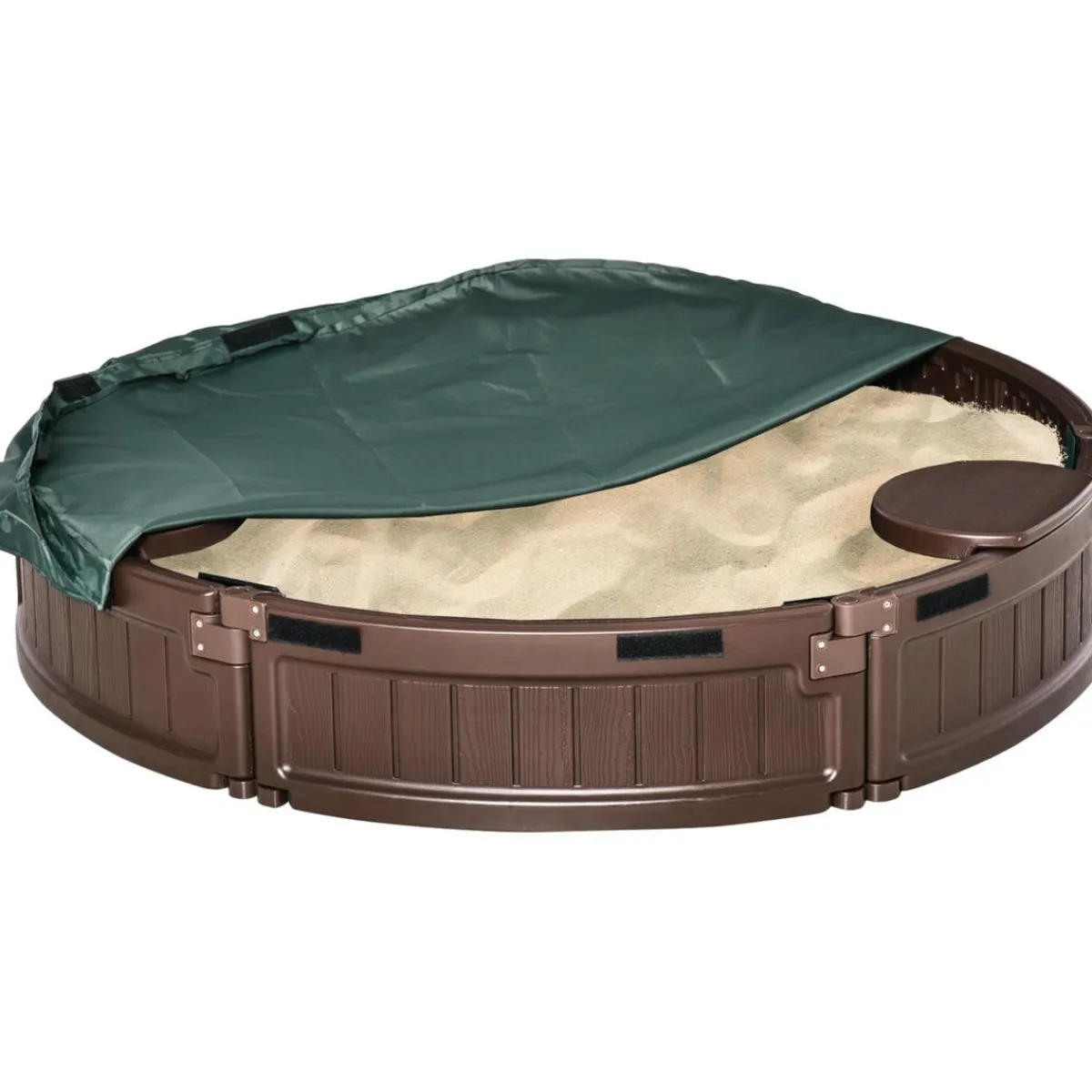 Discount - Arenero con Asientos y Cubierta Impermeable Juguetes De Verano