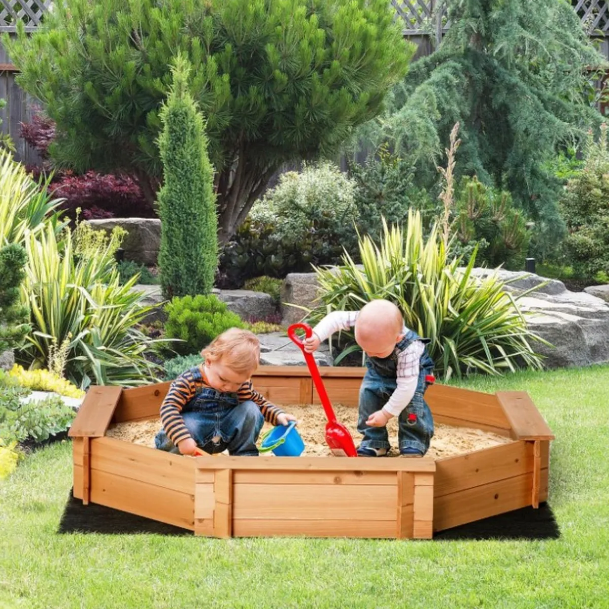 Best - Arenero de Madera para Niños Juguetes De Verano