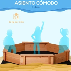 Best - Arenero de Madera para Niños Juguetes De Verano