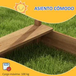 Outsunny - Arenero de madera Casita*Homcom New