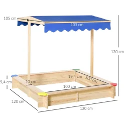 Outlet - Arenero de madera Juguetes De Verano