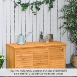 Discount - Baúl de jardín de madera Estilo De Vida