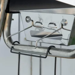 - Barbacoa de carbón portatil con parrilla y plancha*Outsunny Sale