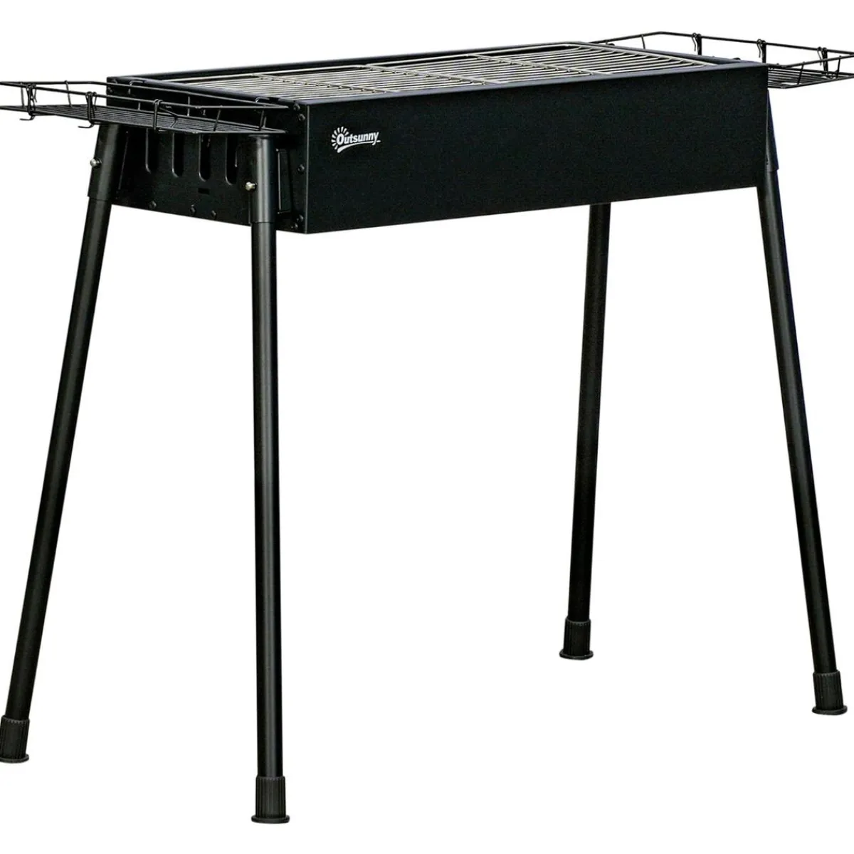 Hot - Barbacoa de carbón portatil con dos parrillas Juguetes De Verano