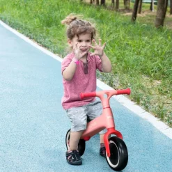 Outsunny - Bicicleta equilibrio Naranja con manillar giratorio Motos Y Triciclos