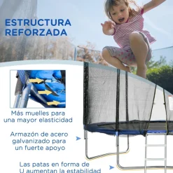 Outsunny - Cama elástica infantil 305 cm*Homcom Online