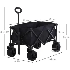 - Carro de playa plegable*Outsunny New