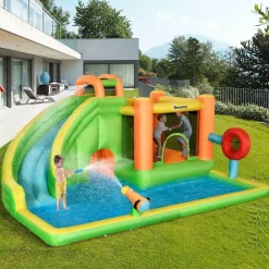 - Castillo hinchable 7 en 1 grande*Outsunny Sale