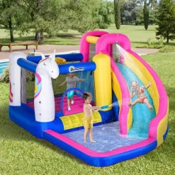 - Castillo hinchable infantil 5 en 1*Outsunny Best