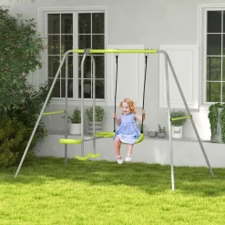 - Columpio de Jardín 2 en 1*Outsunny