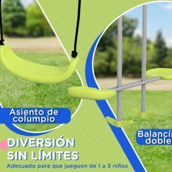 - Columpio de Jardín 2 en 1*Outsunny