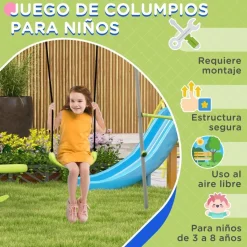 - Columpio de Jardín 2 en 1*Outsunny