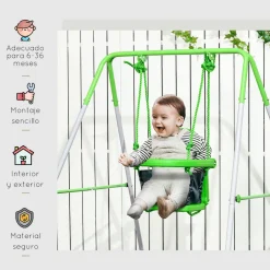 Discount - Columpio infantil de acero Columpios