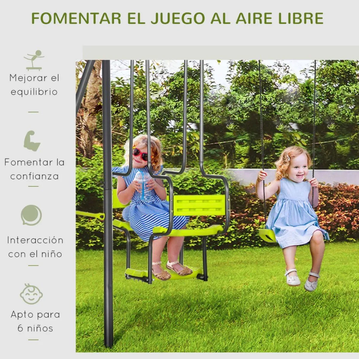 - Conjunto de columpios*Outsunny