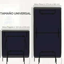 New Outsunny - Funda protectora para mesa de ping-pong Deportes