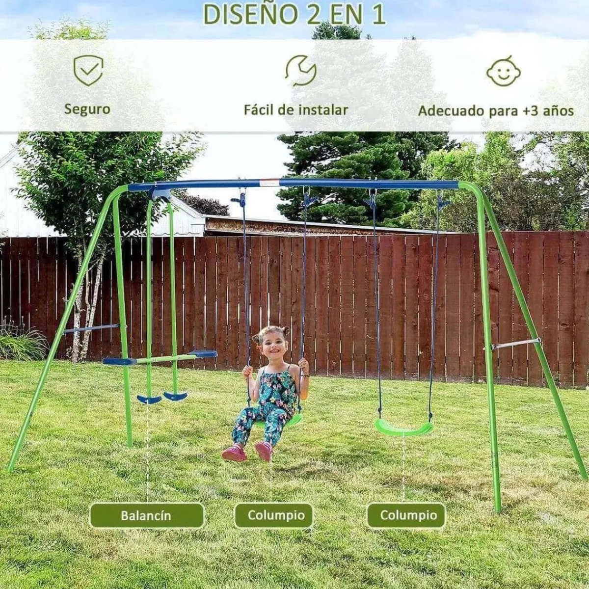 - Juego de columpios de jardín*Outsunny Online