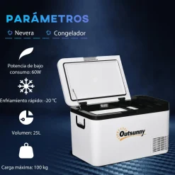 Discount - Nevera congelador portatil 25L Blanco Figuras De Acción