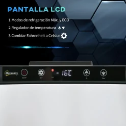 - Nevera congelador 30L Blanco*Outsunny Discount