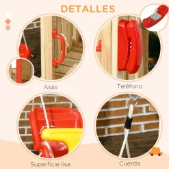 Clearance - Parque de juego con tobogán y columpio Columpios