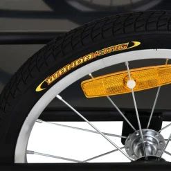 Outsunny - Remolque plegable para bicicleta Bicicletas