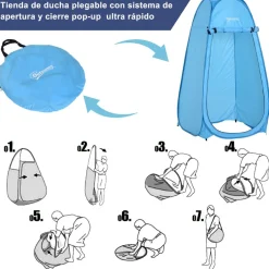 Discount - Tienda camping Pop Up Azul Juguetes De Verano