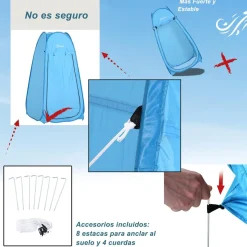 Discount - Tienda camping Pop Up Azul Juguetes De Verano