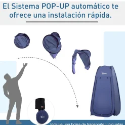 Sale - Tienda camping Pop Up Azul oscuro Juguetes De Verano
