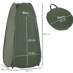 - Tienda camping Pop Up Verde*Outsunny Best