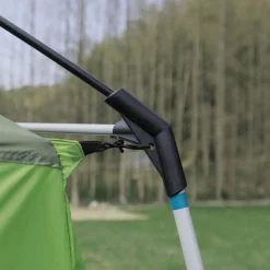 - Tienda de campaña familiar 405x305x225 cm Verde*Outsunny Outlet