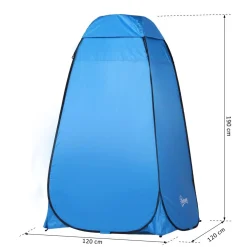 - Tienda vestidor plegable 120x120x190 cm Azul*Outsunny