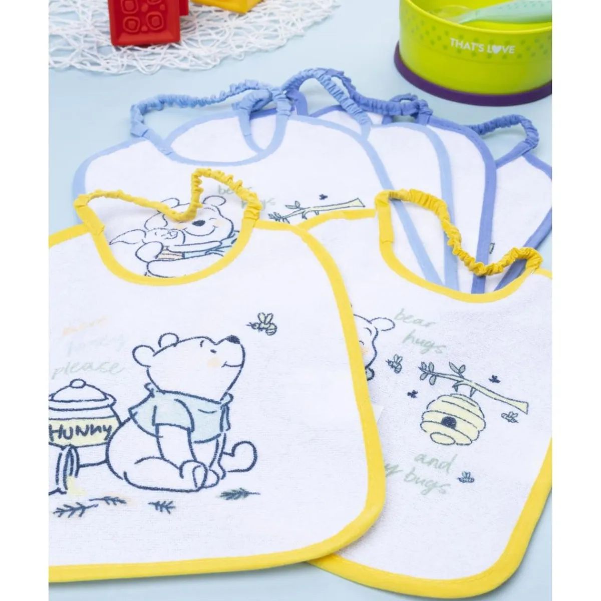 Sale Pack 6 baberos niño Winnie the Pooh (tamaño pequeño) Ropa Y Accesorios·Baberos|Recién Nacido·Ropa Y Accesorios