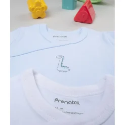 Pack 2 bodies bebé manga larga con dinosaurios*Prenatal Online