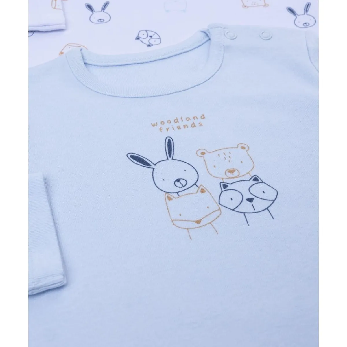 Outlet Pack 2 bodies de manga larga niño animalitos Descanso Y Ropa Interior·Bebé 3-36 Meses