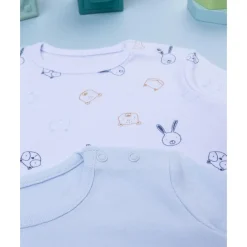 Outlet Pack 2 bodies de manga larga niño animalitos Descanso Y Ropa Interior·Bebé 3-36 Meses