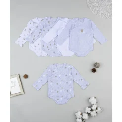 Pack 5 bodies de manga larga para niño con estampado de ositos Ropa Y Accesorios·Bodies|Recién Nacido·Ropa Y Accesorios