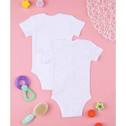 Pack 2 bodys interiores de bebé niña con estampado de gatos*Prenatal New