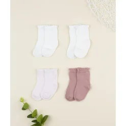 Discount Pack 4 calcetines niña multicolor Recién Nacido·Ropa Y Accesorios|Ropa Y Accesorios·Accesorios