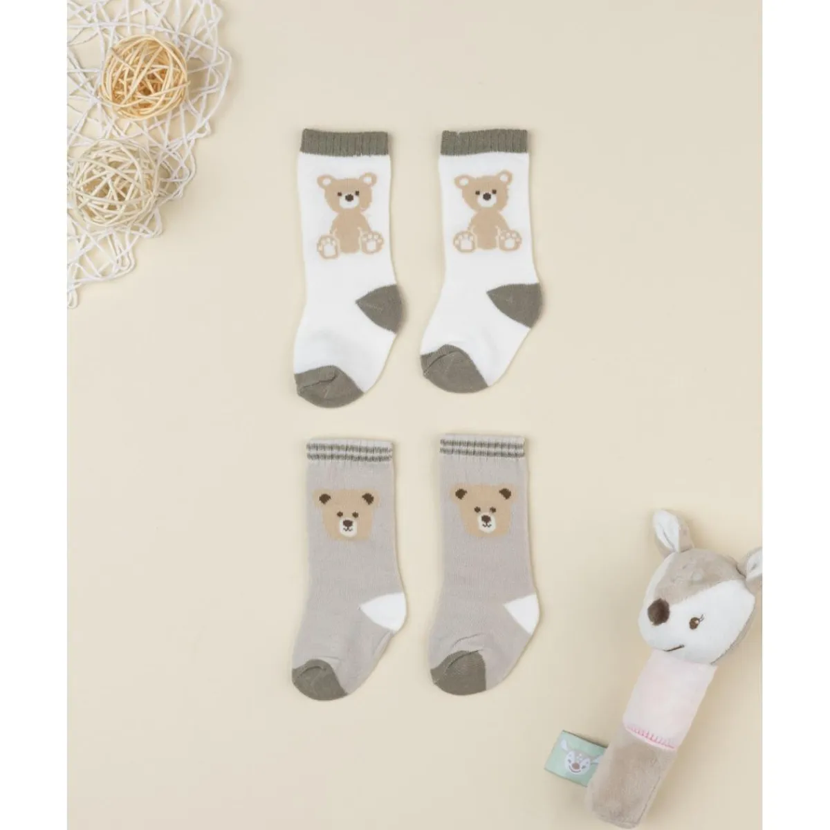 Best Pack 2 calcetines niño – ositos, algodón cálido Ropa Y Accesorios·Zapatos Y Calcetines|Recién Nacido·Ropa Y Accesorios