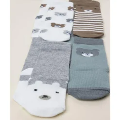 Pack 4 calcetines niño con animalitos*Prenatal New