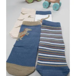 Pack 4 calcetines para niño dinosaurios*Prenatal