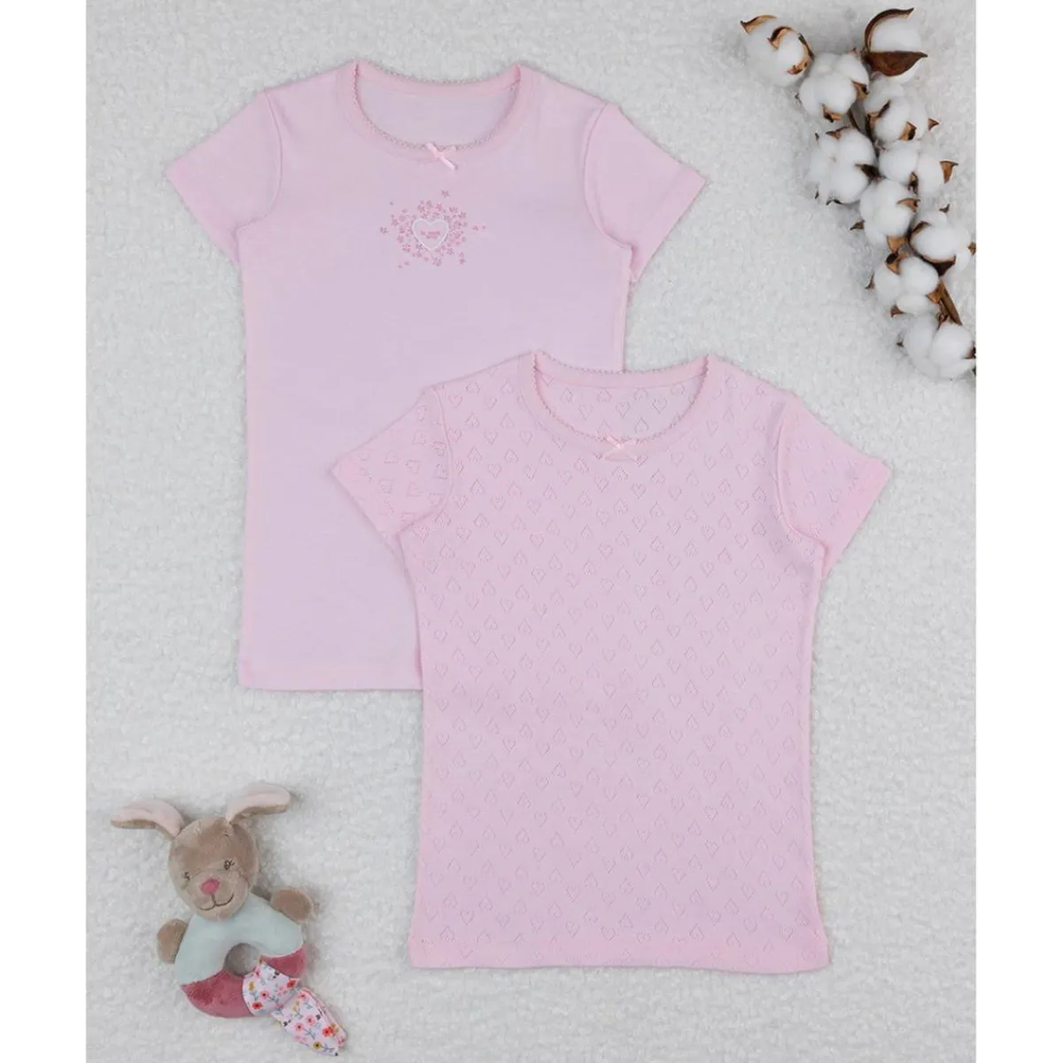 Best Pack 2 camiseta rosa niña Descanso Y Ropa Interior·Infantil 2-10 Años
