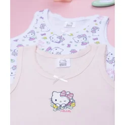 Hot Pack 2 camisetas de tirantes para niña Hello Kitty Descanso Y Ropa Interior·Infantil 2-10 Años
