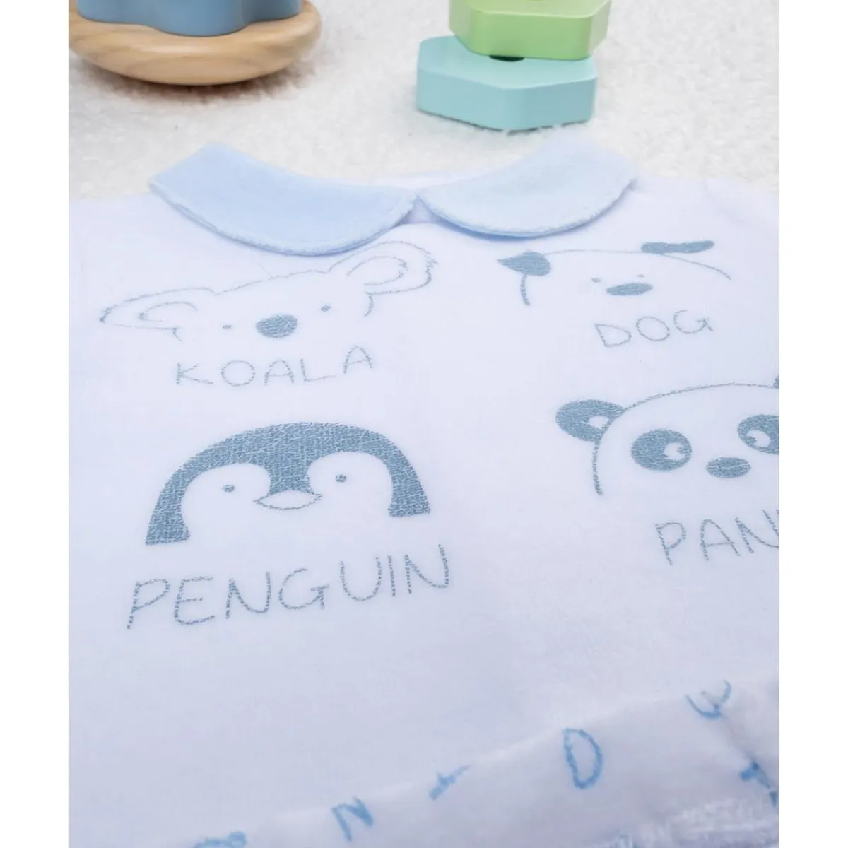 Pack 2 conjuntos de camiseta y polainas en felpa*Prenatal Outlet