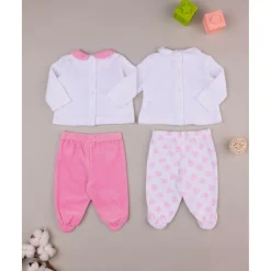 Pack 2 conjuntos en felpa camiseta y polainas*Prenatal Discount