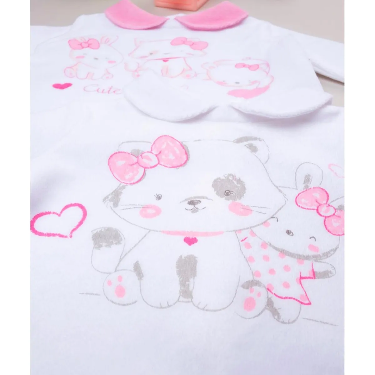 Pack 2 conjuntos en felpa camiseta y polainas*Prenatal Discount