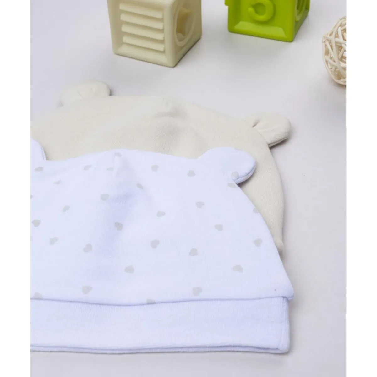 Online Pack 2 gorros de recién nacida en tonos crema y beige Recién Nacido·Primeras Salidas|Primeras Salidas·Gorros, Viseras Y Manoplas