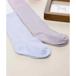 Pack 2 leotardos de niña con hilo lurex*Prenatal Online