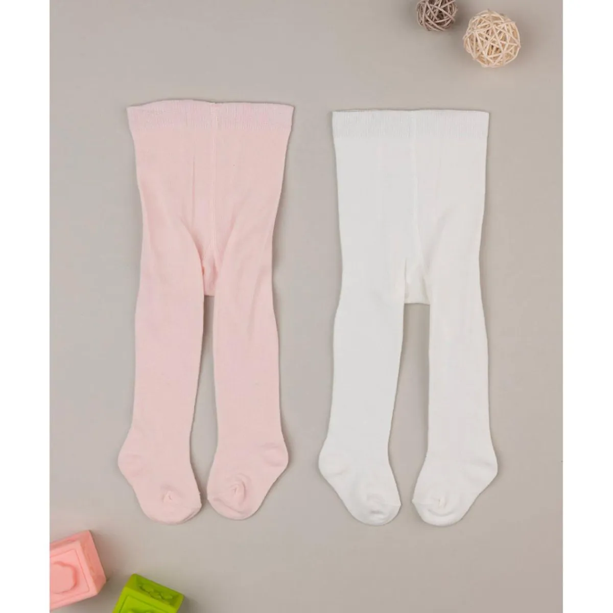 Pack 2 pantis niña rosa y blanco*Prenatal Best